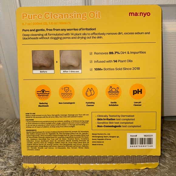 Ma:nyo Pure Cleansing Oil! - Picture 3 of 3